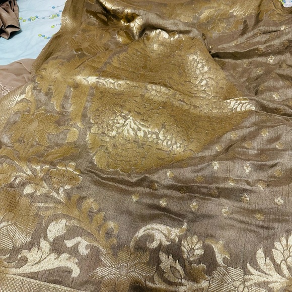 Women Georgette 3 PCs salwar suit with banarasi dupatta - Picture 9 of 10